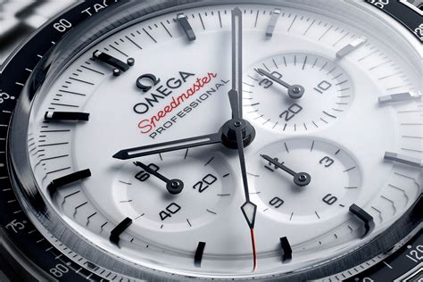 omega watch white dial|white dial omega speedmaster moonwatch.